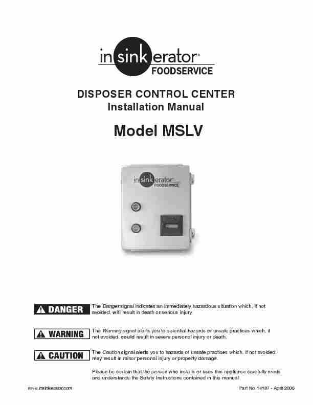 INSINKERATOR FOODSERVICE MSLV-1-page_pdf